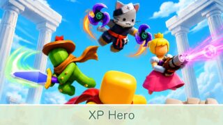 武器を手に戦うXP Heroのヒーローたち（公式画像）
